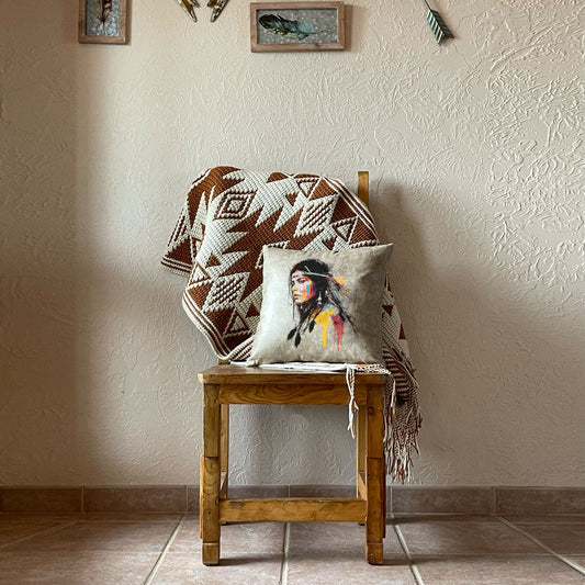 Apache Female 1 - Pillow Cover