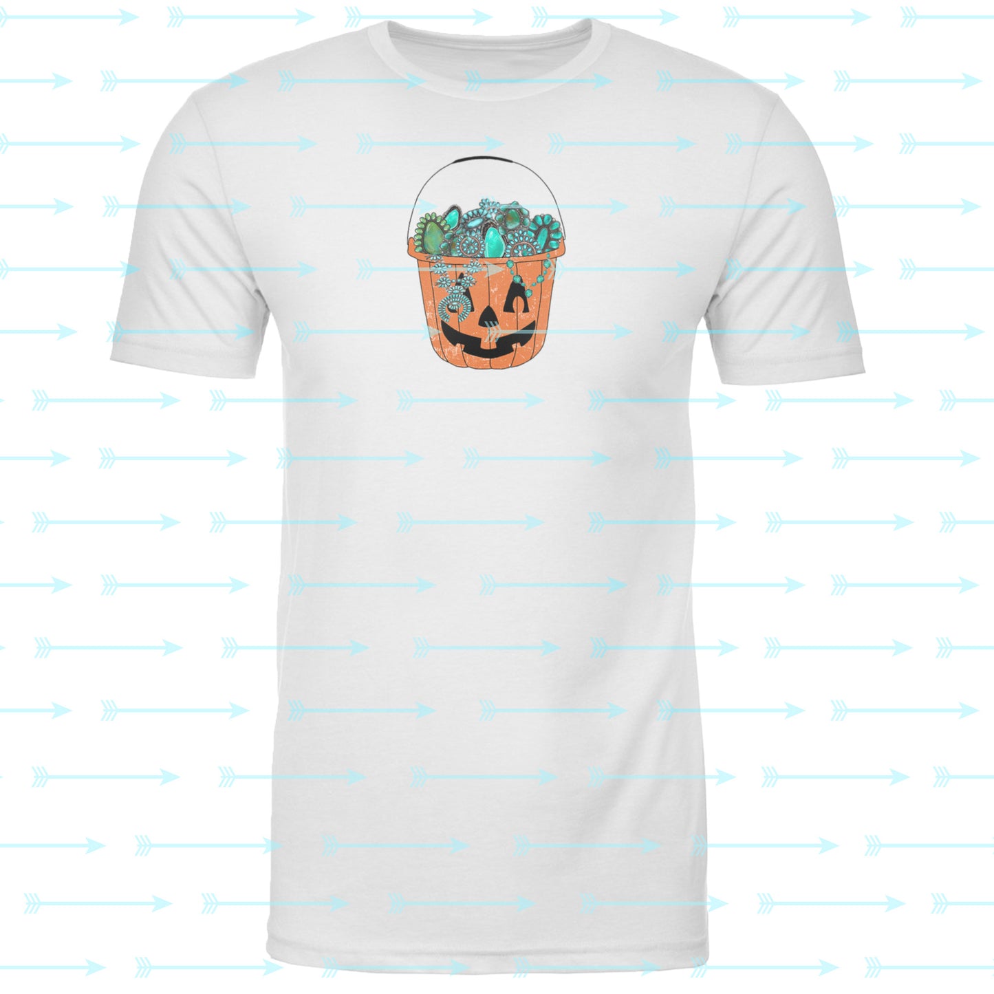 Turquoise Pumpkin Bucket